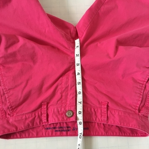 Gap Girlfriend Khakis Pink Relax Fit Straight Pant - Picture 4 of 12